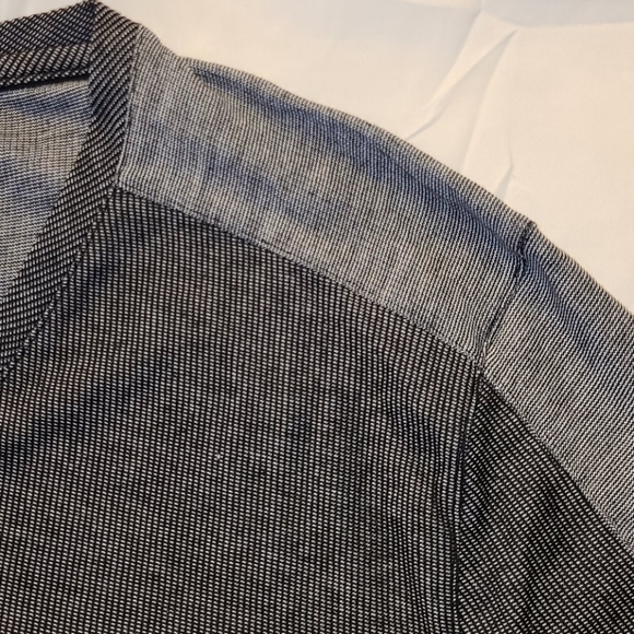 Alfani long-sleeve V-neck tee black gray - Picture 6 of 16